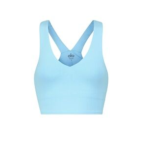 ALO Yoga Real Bra — Tank Sports Bra Athleisure Top Sky Blue